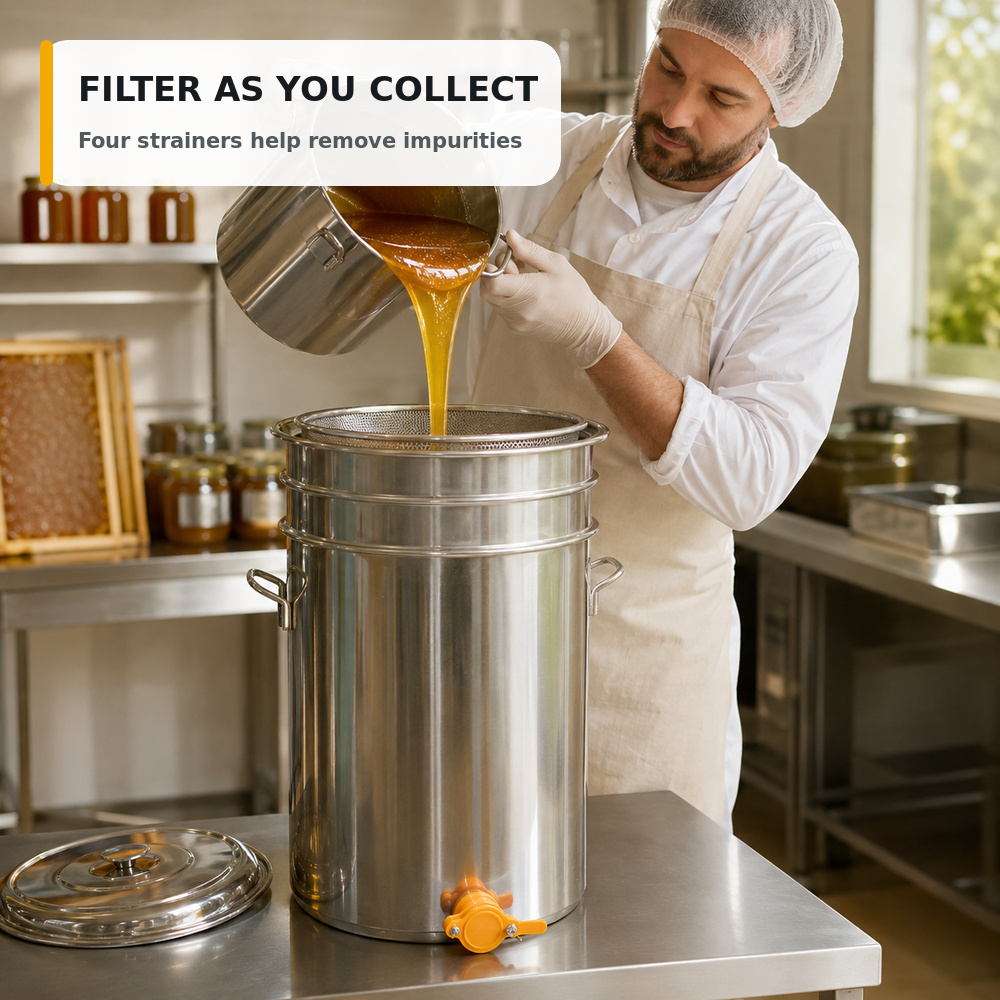 06_Beehive_Flow_Honey_50L_Filtering_Use
